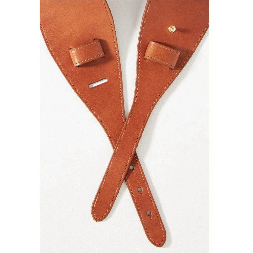 ANTHROPOLOGIE New SMALL Wide Corset Curved Belt GENUINE LEATHER WaistStyle Cedar